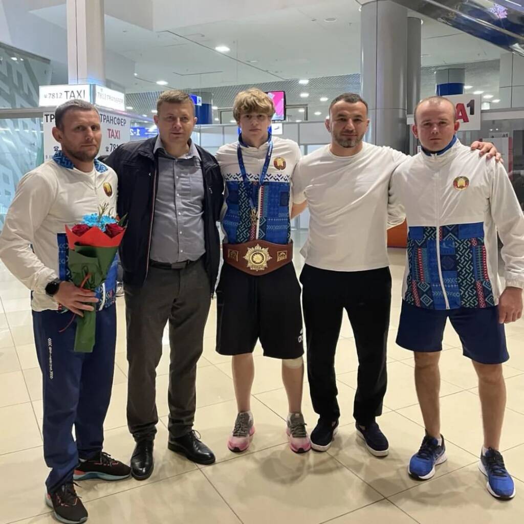 Встретили юношей с Чемпионата мира по греко-римской борьбе U17 (г.Амман, Иордания) изображение 1