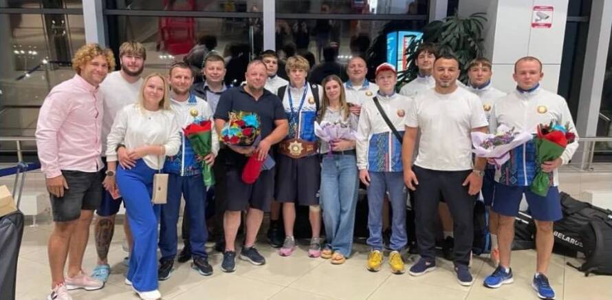 Встретили юношей с Чемпионата мира по греко-римской борьбе U17 (г.Амман, Иордания) изображение 4